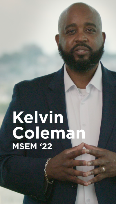 Kelvin Coleman, MSEM '22