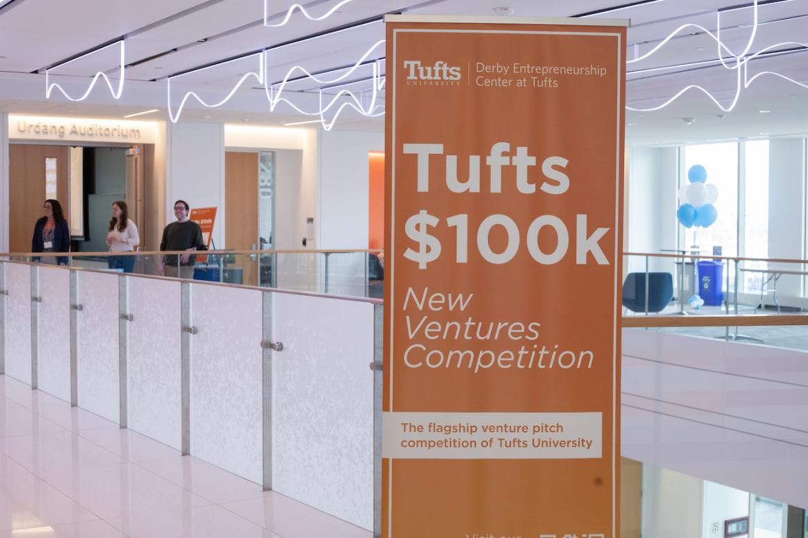 Tufts $100k banner
