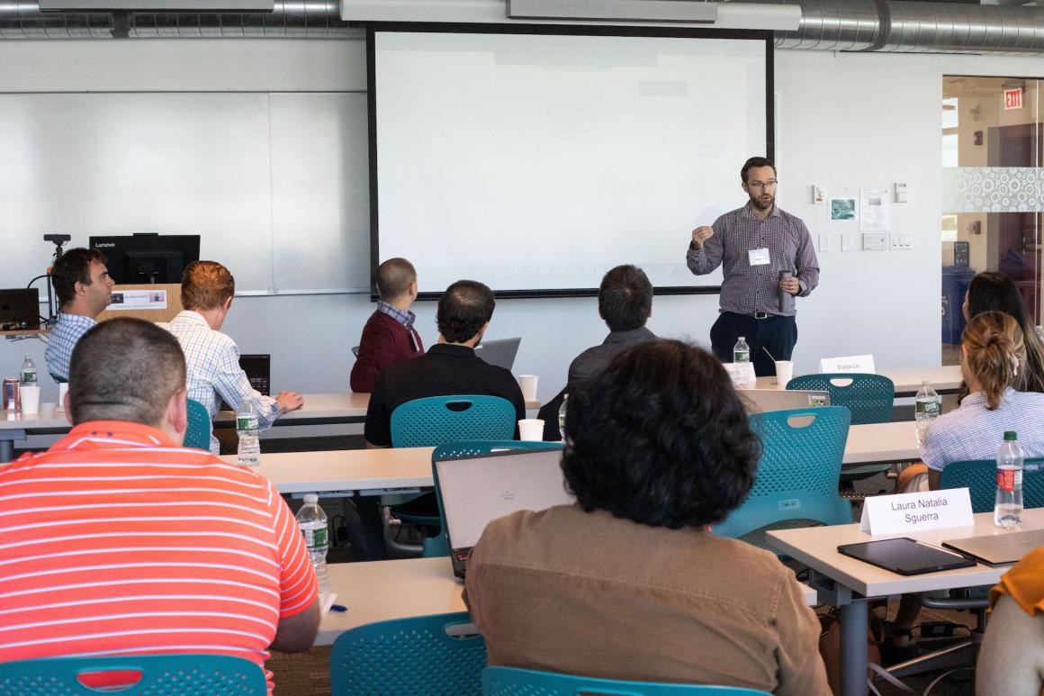 Kyle teaching at immersive