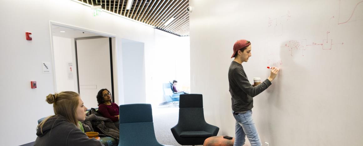 students working at tufts