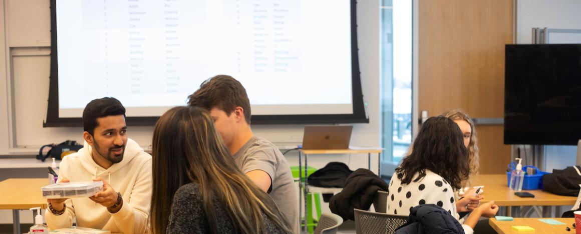 students in class