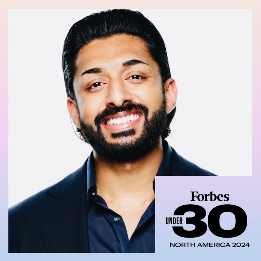 Idicula Mathew recognized in Forbes 30 Under 30