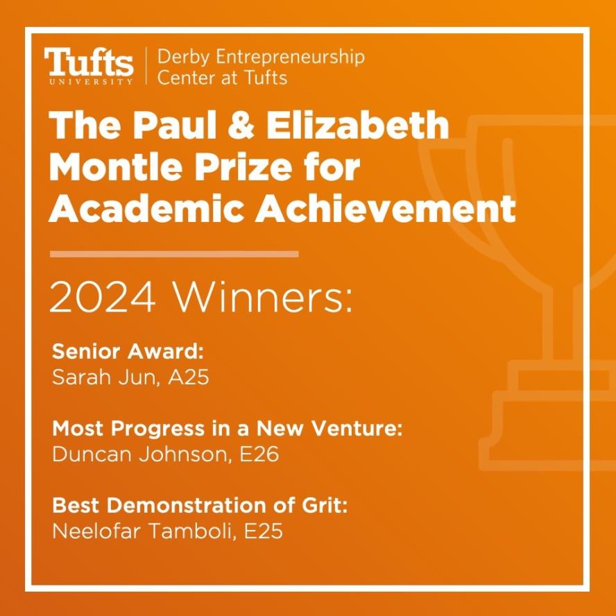The Paul & Elizabeth Montle Prize for Entrepreneurial Achievement