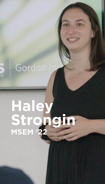 Haley Strongin, MSEM '22