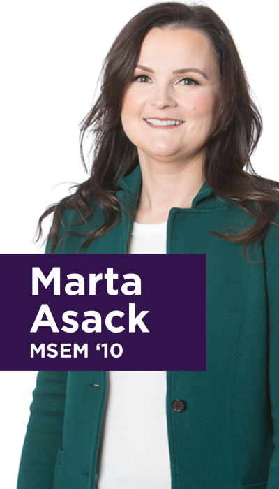 Marta Asack, MSEM '10