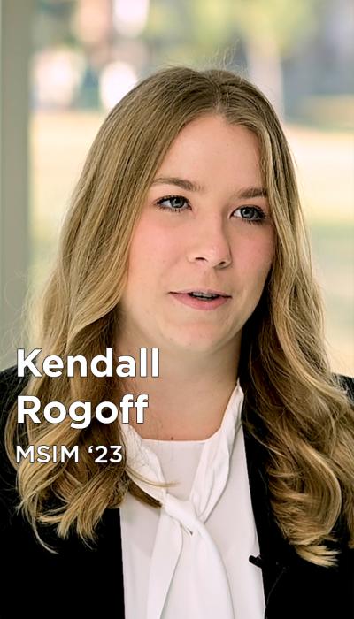 Kendall Rogoff, MSIM '23