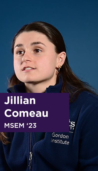 Jillian Comeau, MSEM '23